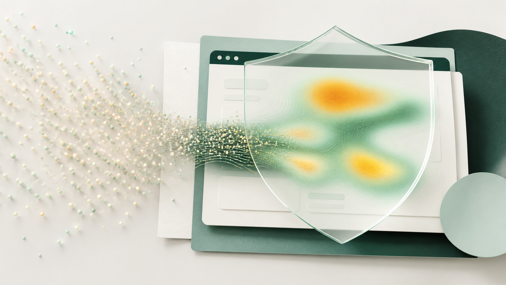 Anonymous light points merging into a privacy-preserving heat map